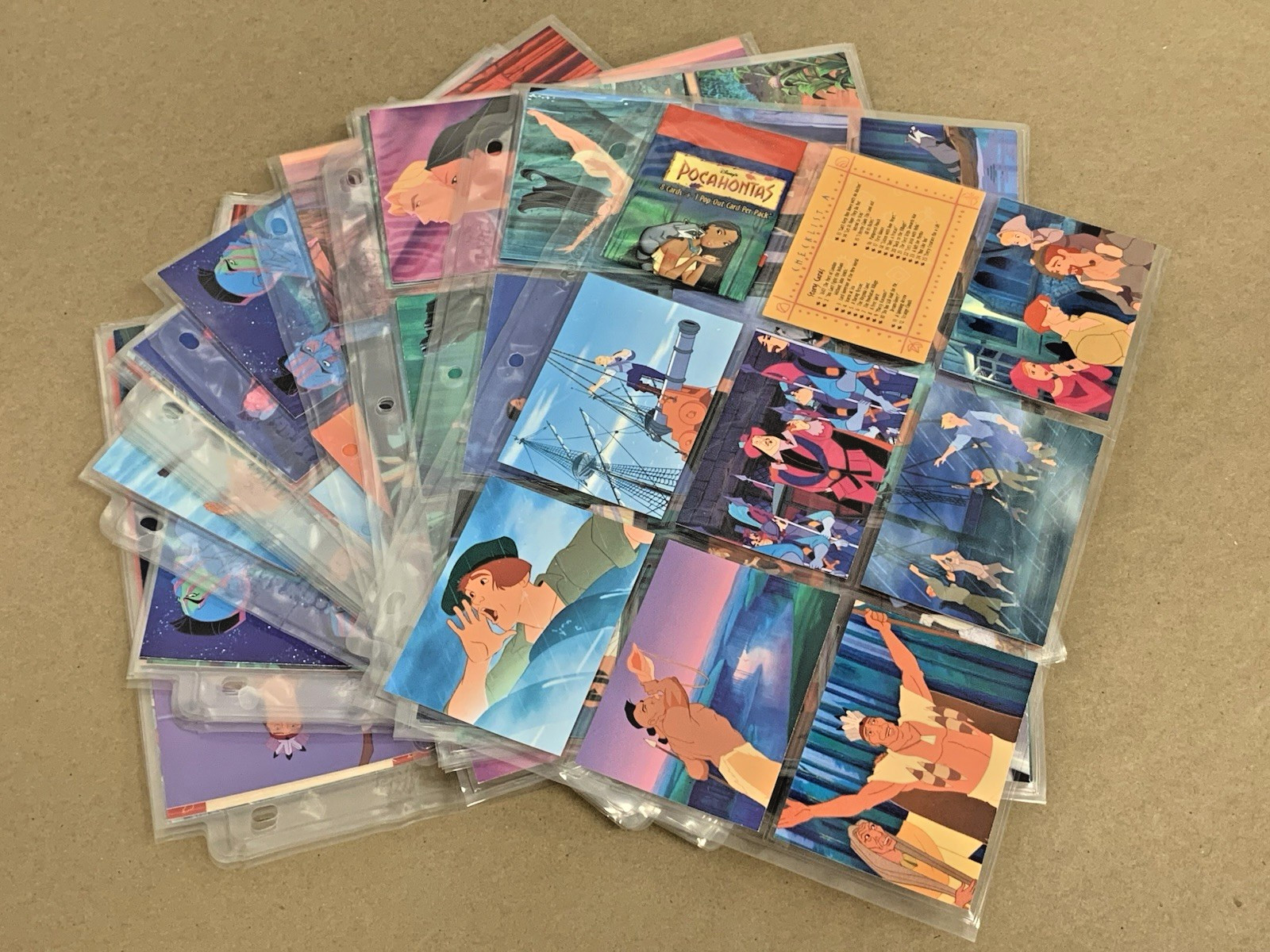 Vintage 1990's Skybox Disney Pocahontas 204 Trading Cards 2 Complete Sets Vintage 1990's Skybox Disney Pocahontas 204 Trading Cards 2 Complete Sets
