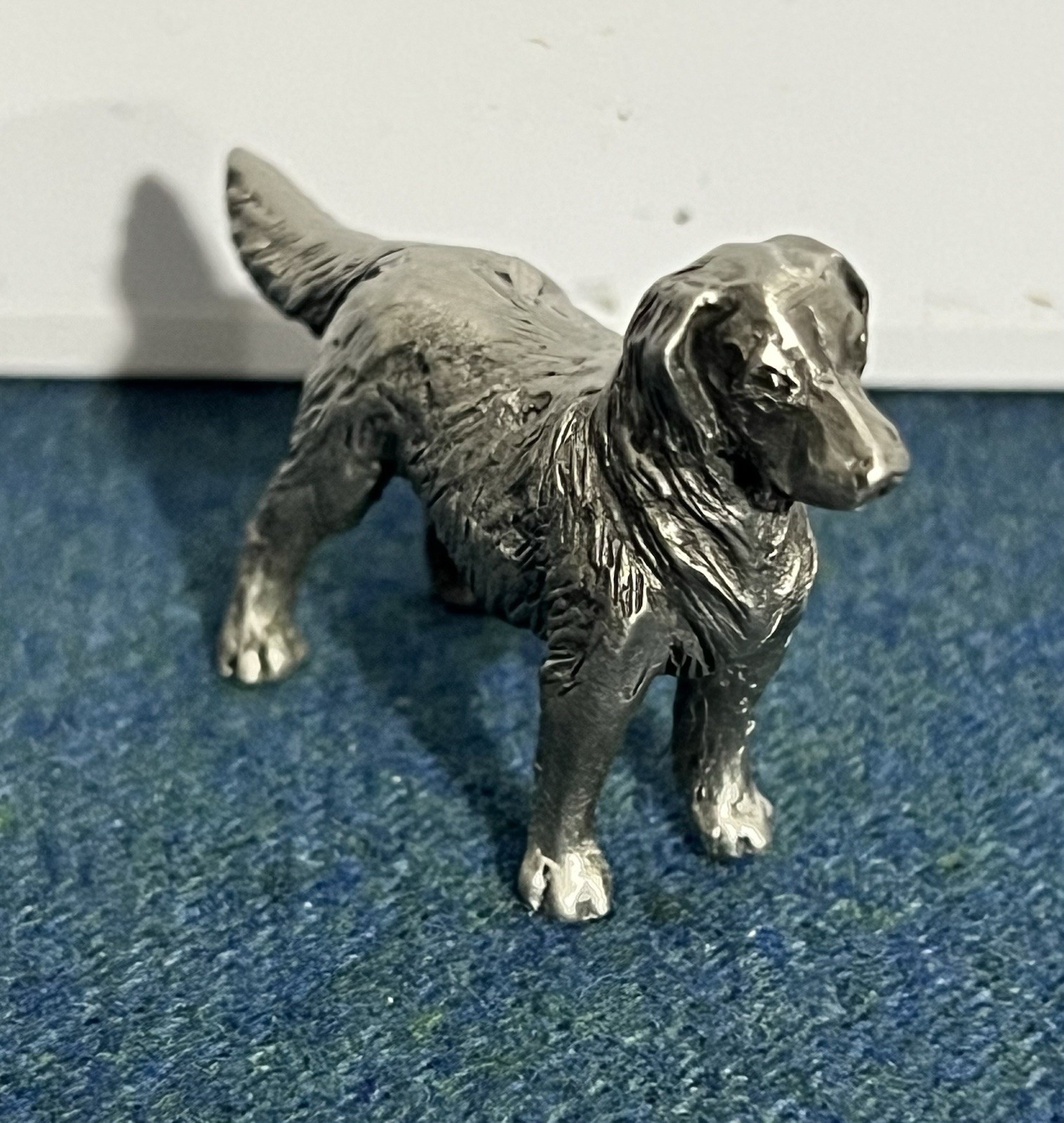Hudson Creek Fine Pewter Male Golden Retriever Figure HA8487 Collectible Dog Hudson Creek Fine Pewter Male Golden Retriever Figure HA8487 Collectible Dog