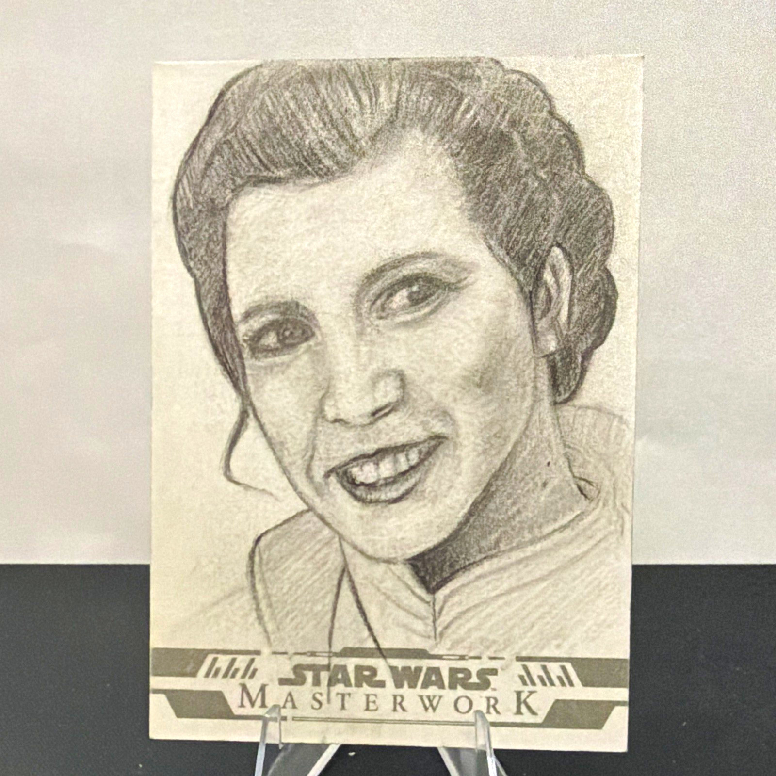 2024 Star Wars Topps Masterwork Princess Leia 1/1 Sketch Card by Tony Riley 2024 Star Wars Topps Masterwork Princess Leia 1/1 Sketch Card by Tony Riley