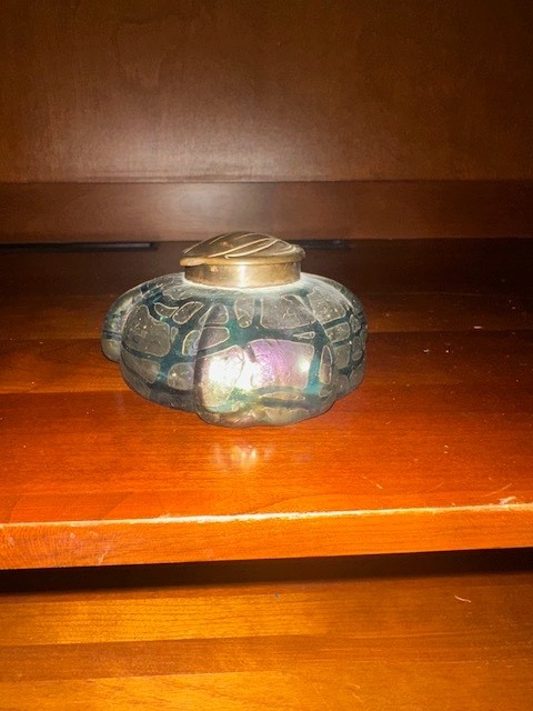 Antique art nouveau inkwell Antique art nouveau inkwell