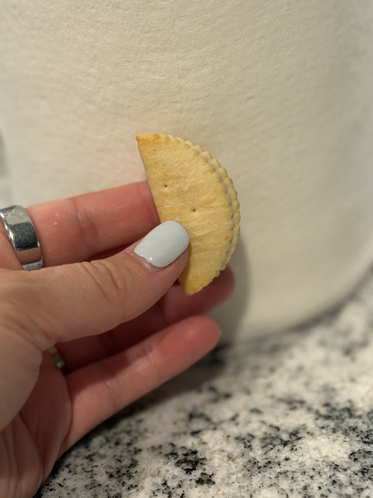 Ultra Rare Conjoined Ritz Cracker Factory Error –One of a Kind Snack Collectible Ultra Rare Conjoined Ritz Cracker Factory Error –One of a Kind Snack Collectible