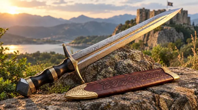 Hand Forged Damascus Steel Roman Gladius Sword Medieval Short Sword Hand Forged Damascus Steel Roman Gladius Sword Medieval Short Sword