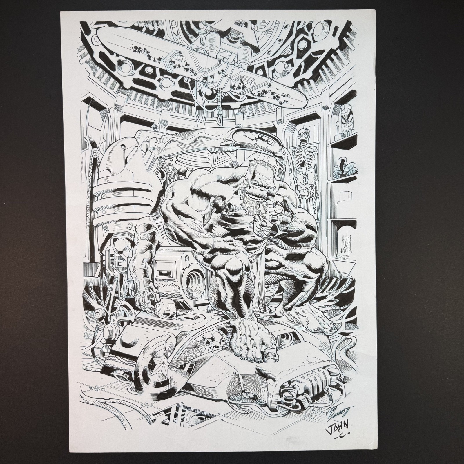 Maestro Original Comic Art Immortal Hulk artist Joe Bennett Commission Jahn Inks
