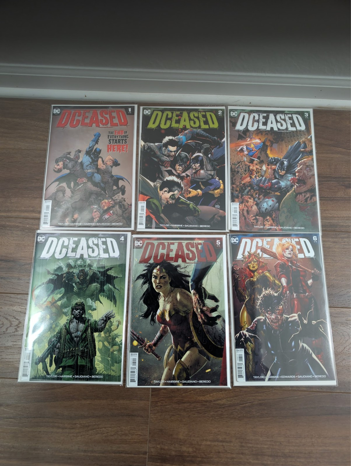 DCeased - Full 6 Issue Run Lot - 1, 2, 3, 4, 5, 6 - DC Comics DCeased - Full 6 Issue Run Lot - 1, 2, 3, 4, 5, 6 - DC Comics