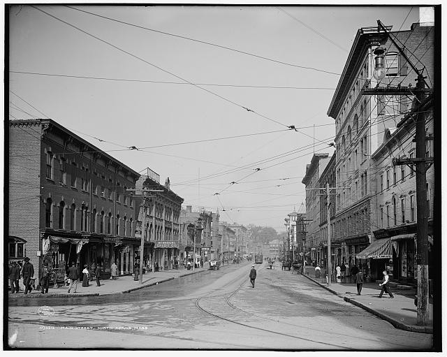 Photo:North Adams Mass Main Street 1900s Streetcar Downtown Scene Photo:North Adams Mass Main Street 1900s Streetcar Downtown Scene