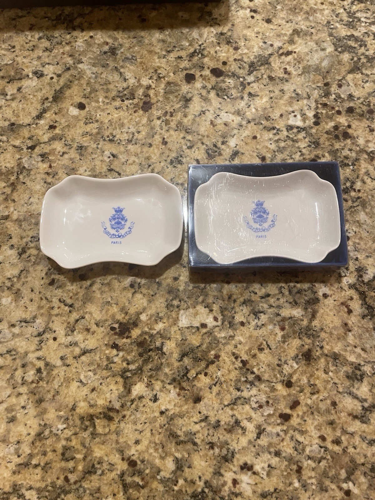 ✨Vintage Ritz Paris Porcelain Dishes Pillivuyt France NOS Pair 1 - Boxed MINT ✨Vintage Ritz Paris Porcelain Dishes Pillivuyt France NOS Pair 1 - Boxed MINT
