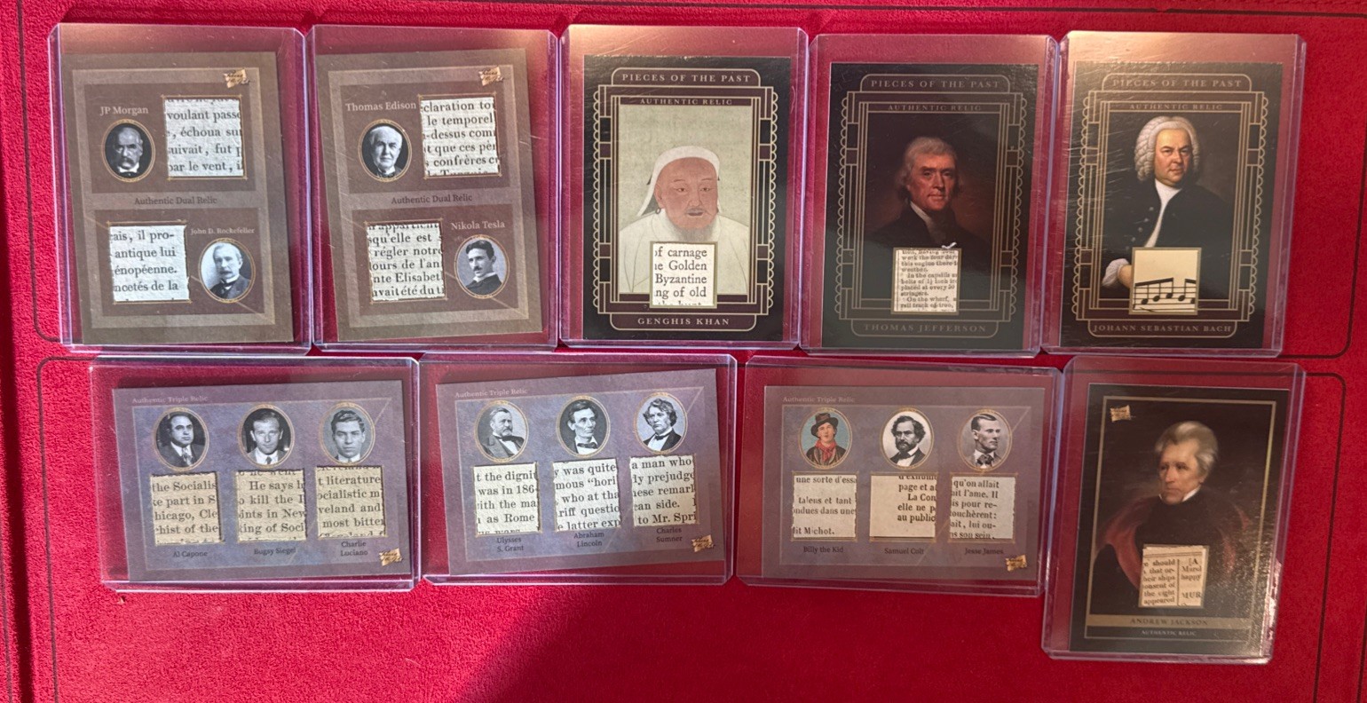 2025(8) & 2024(1) Historic Autographs Pieces of the Past Authentic Relics Lot 9 2025(8) & 2024(1) Historic Autographs Pieces of the Past Authentic Relics Lot 9