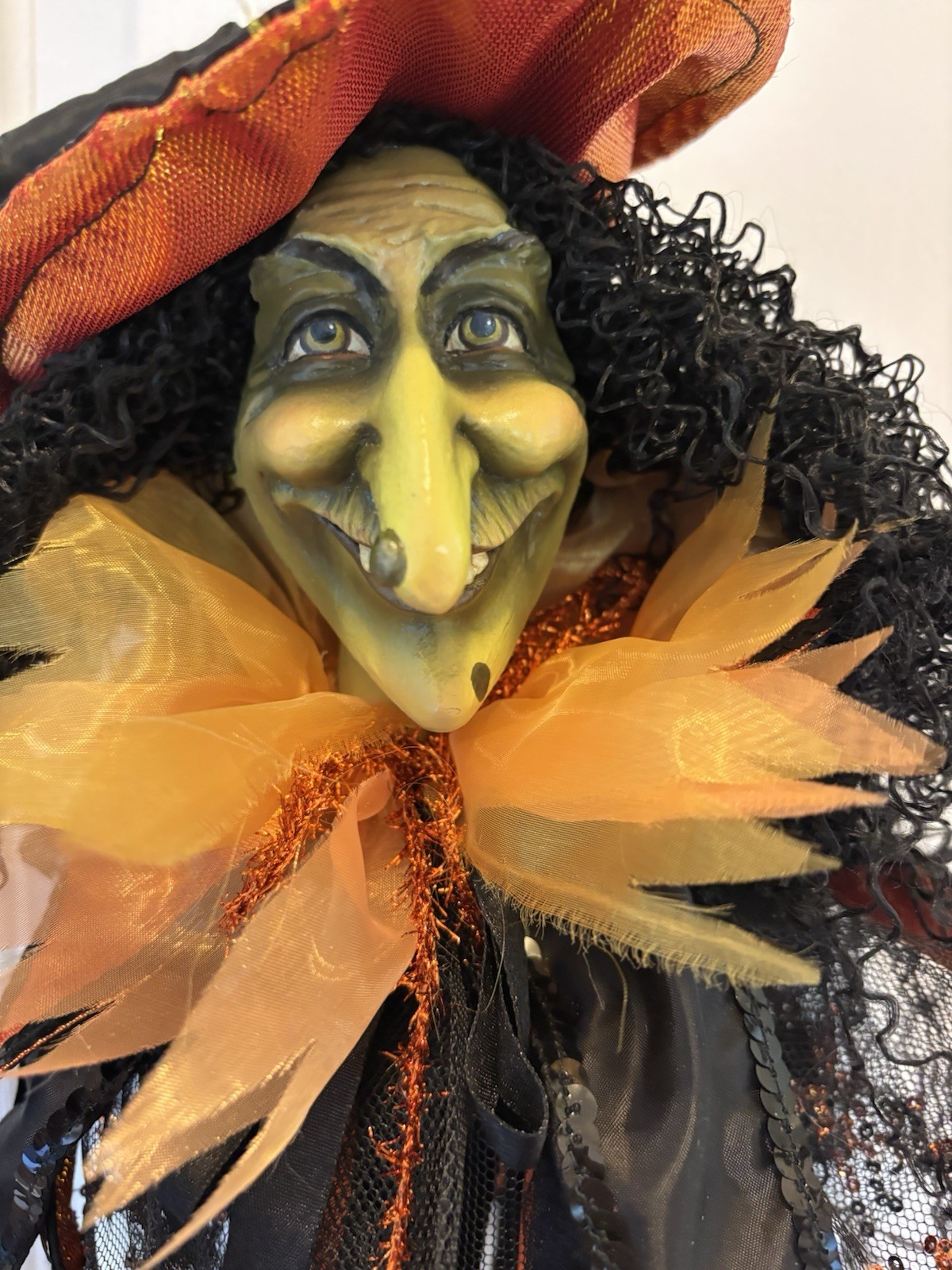 Katherine’s Collection Brunhilda Halloween Witch Head Tassel Katherine’s Collection Brunhilda Halloween Witch Head Tassel