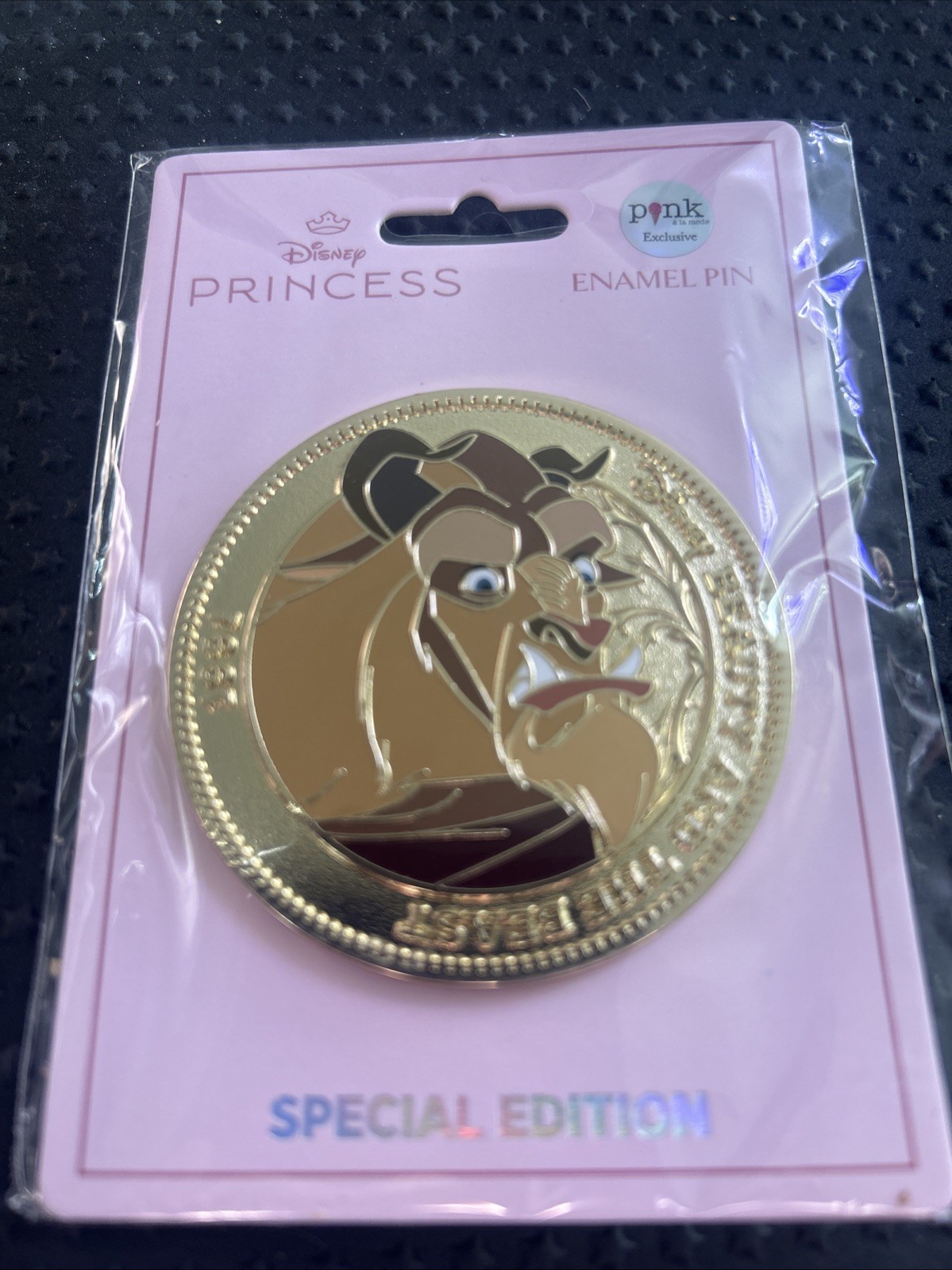 Disney Beauty And The Beast Beast Coin From Palm LE Pin Disney Beauty And The Beast Beast Coin From Palm LE Pin
