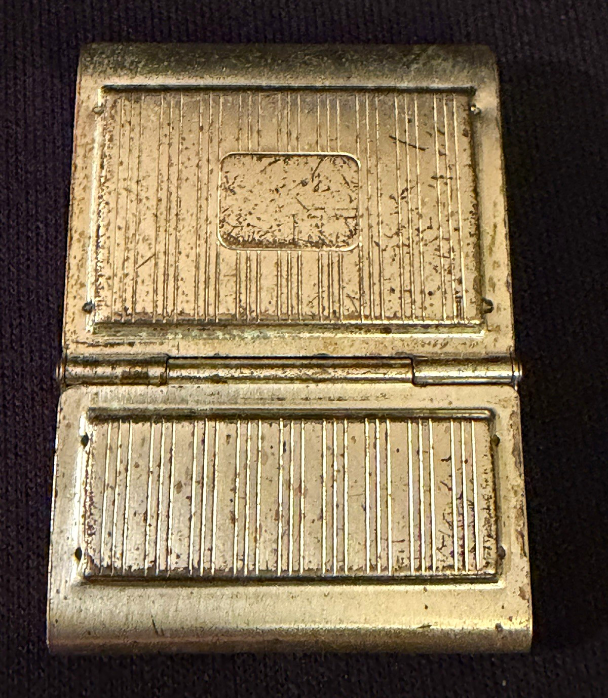 Antique 1920s Colgate & Co NY USA Double Powder Rouge Compact Art Deco Wedge Antique 1920s Colgate & Co NY USA Double Powder Rouge Compact Art Deco Wedge
