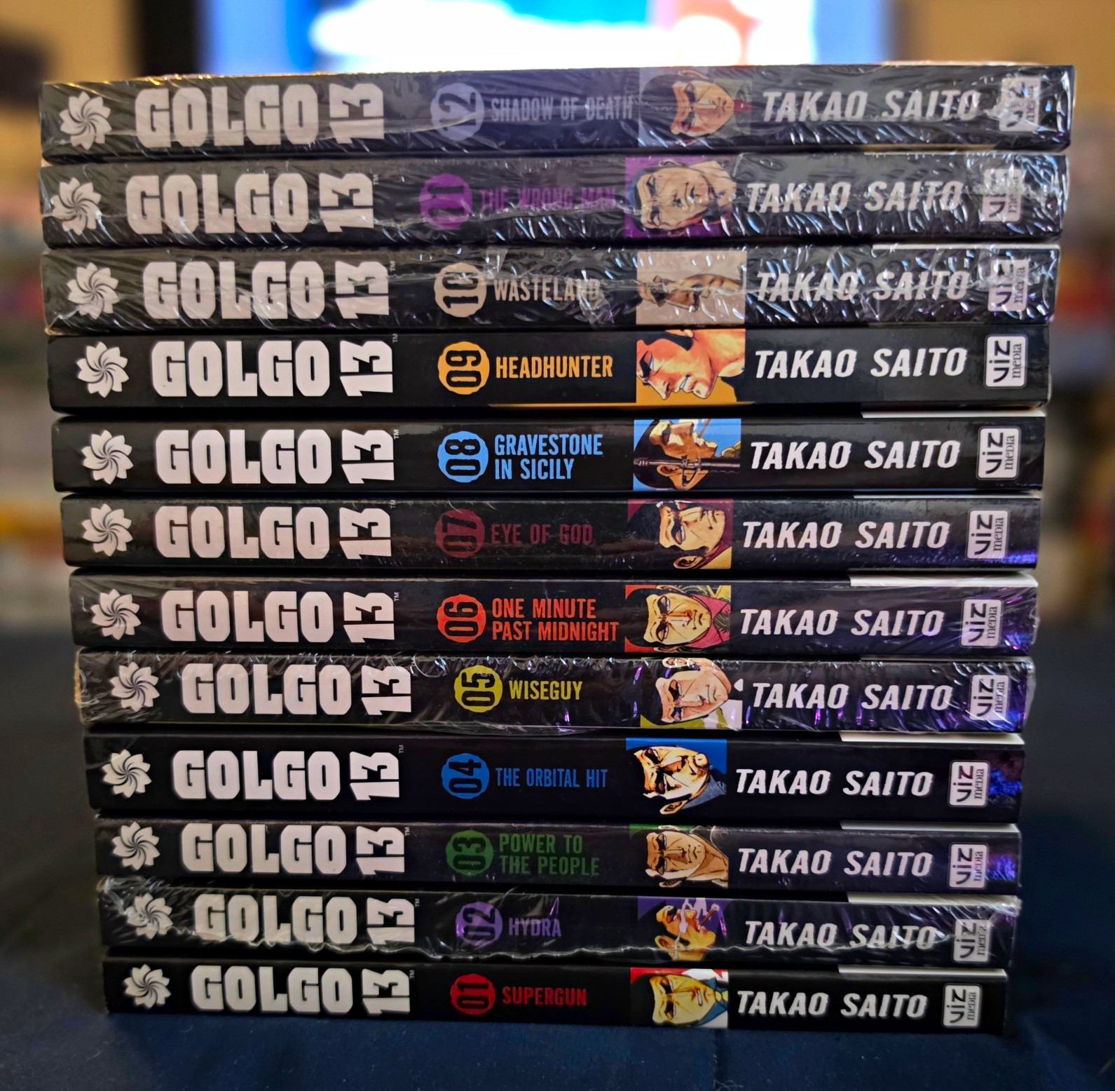 Golgo 13 Vol. 1-12 Complete Set Takao Saito Viz Signature 1st Editions UNREAD Golgo 13 Vol. 1-12 Complete Set Takao Saito Viz Signature 1st Editions UNREAD