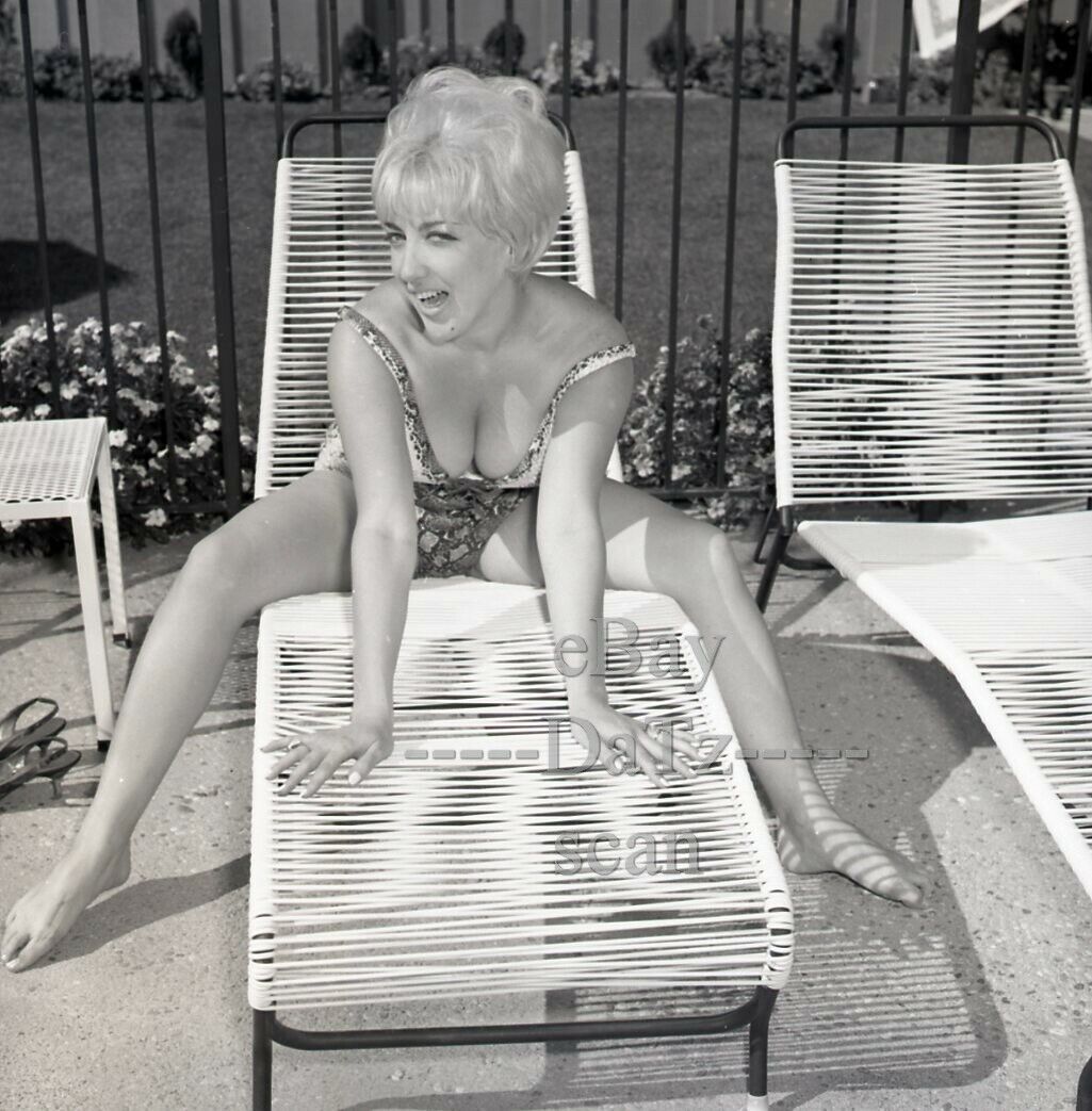 1960s Negative-sexy pinup girl Mary Lou Germain in swimsuit-cheesecake t439792