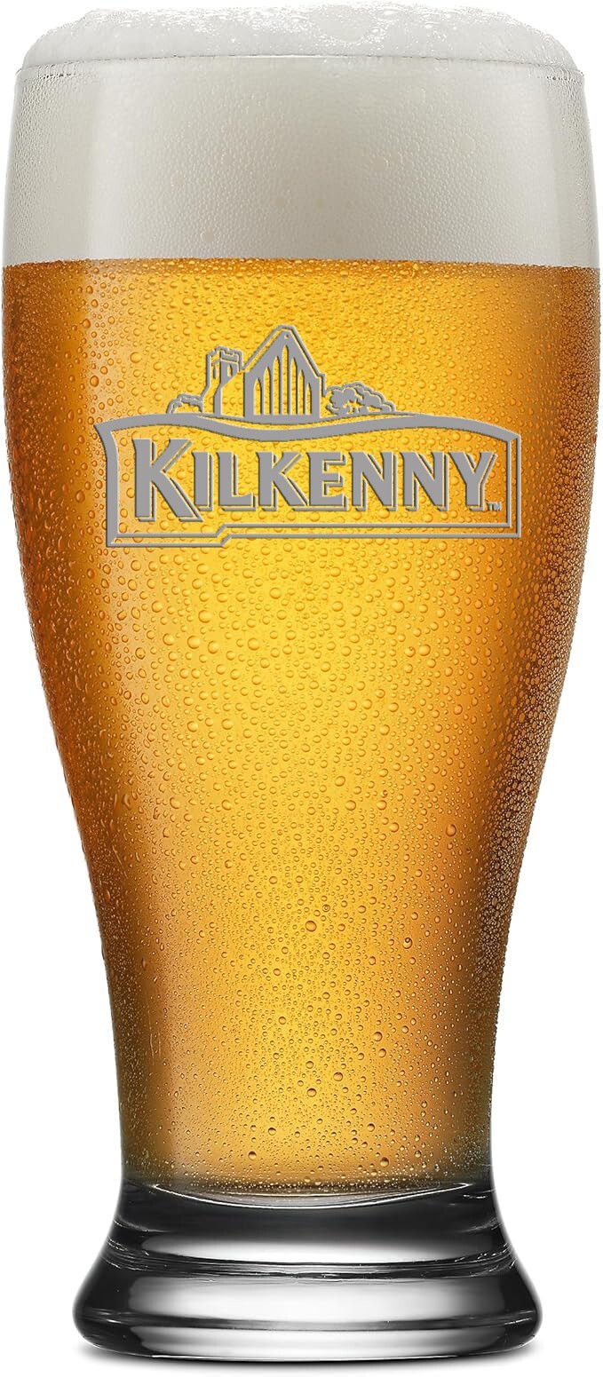 KILKENNY CREAM ALE Beer Glass KILKENNY CREAM ALE Beer Glass