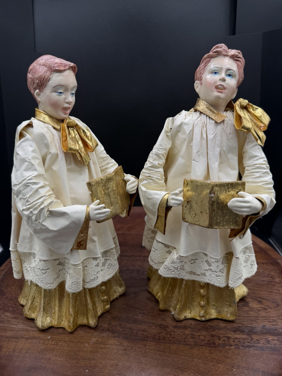 Pair Of VTG Department 56 Choir Boys Pair Of VTG Department 56 Choir Boys