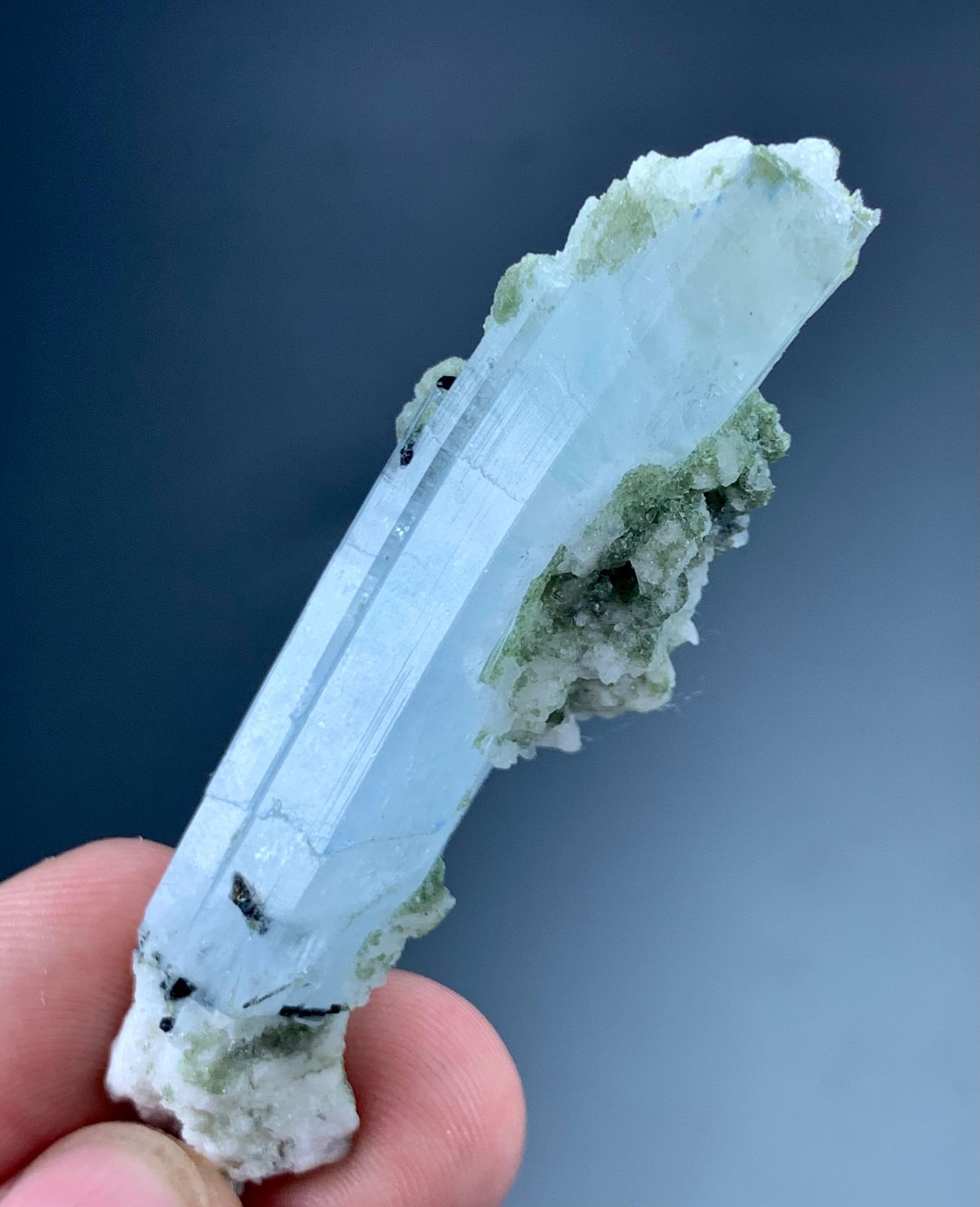 75 Carat Aquamarine Crystal Specimen From Pakistan