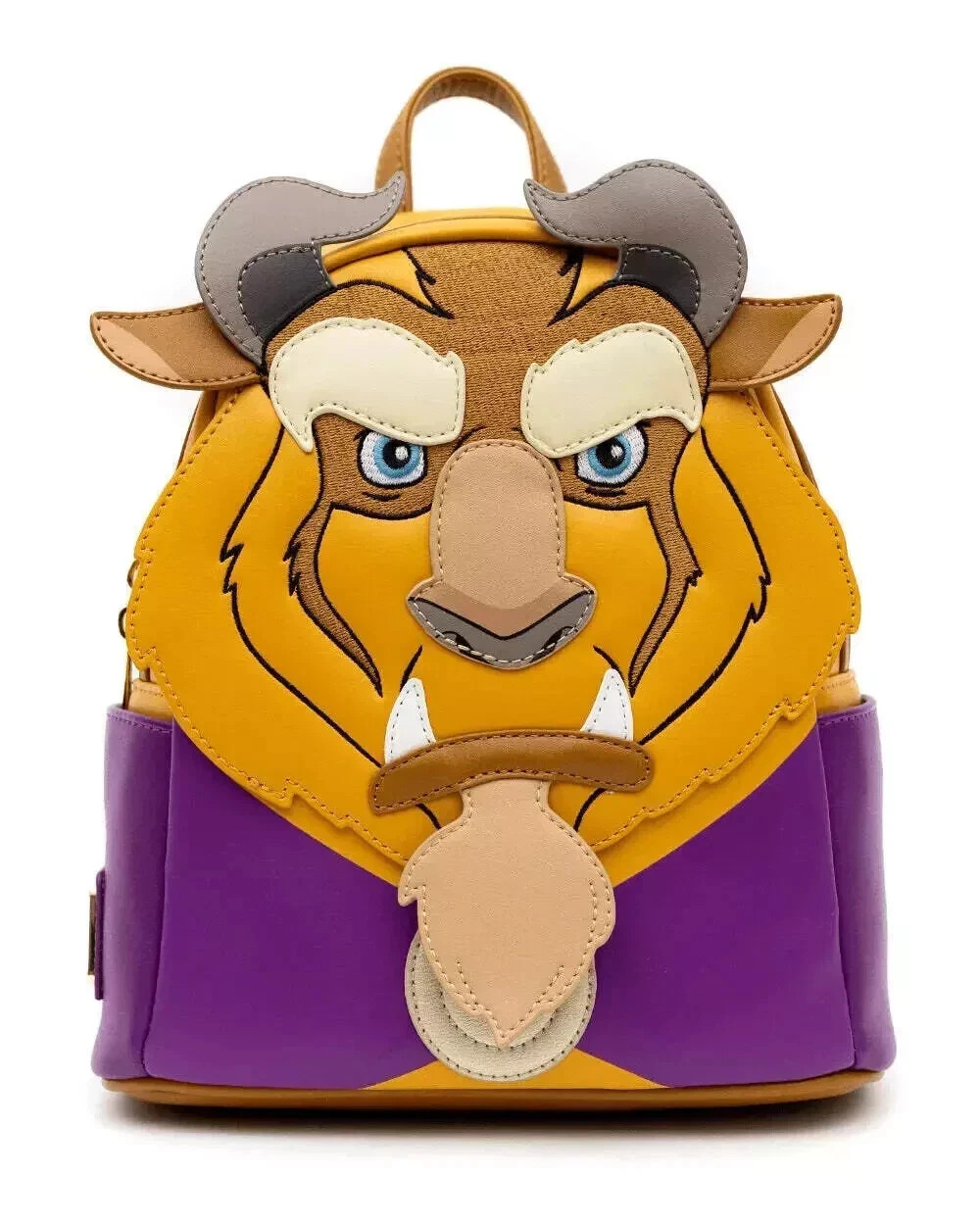 LOUNGEFLY DISNEY BEAUTY & BEAST WINTER BEAST COSPLAY MINI BACKPACK LOUNGEFLY DISNEY BEAUTY & BEAST WINTER BEAST COSPLAY MINI BACKPACK