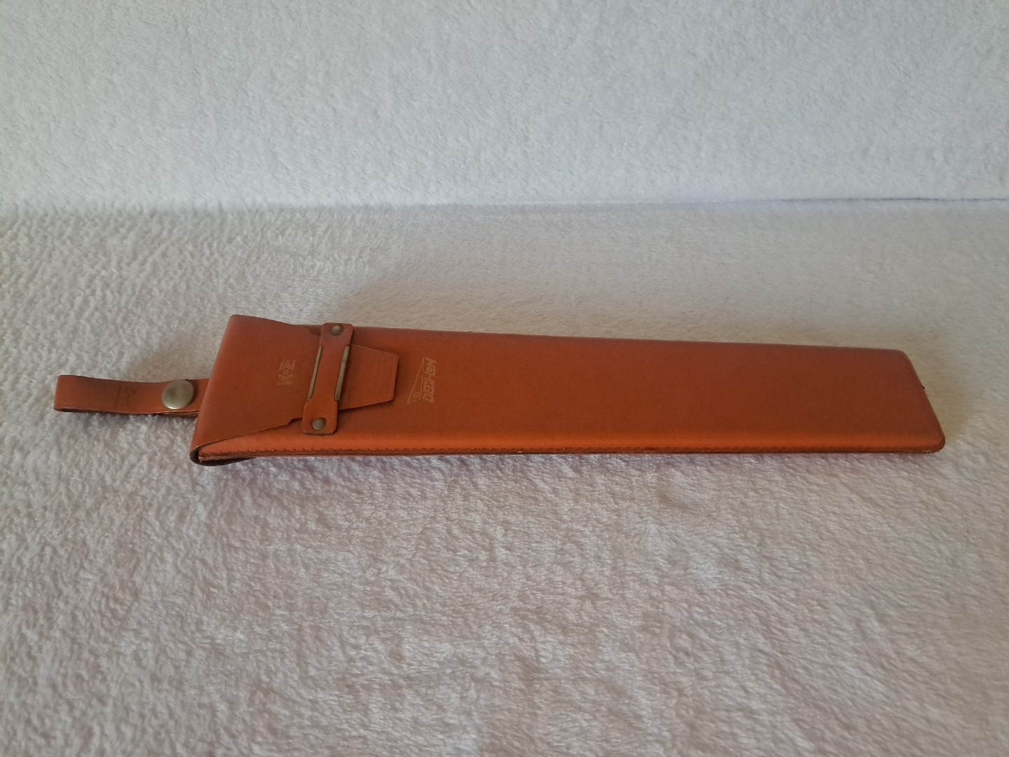 VINTAGE Keuffel & Esser K&E Deci Lon 10 Slide Rule 68 1100 w/ Leather Case USA