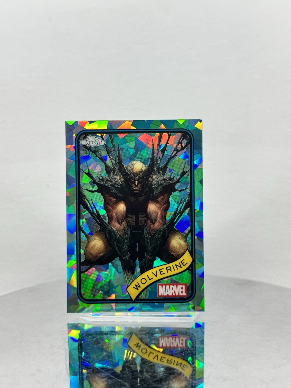 2025 Topps Marvel Chrome Sapphire, #103 Wolverine 41/75 - Aqua Sapphire Rare