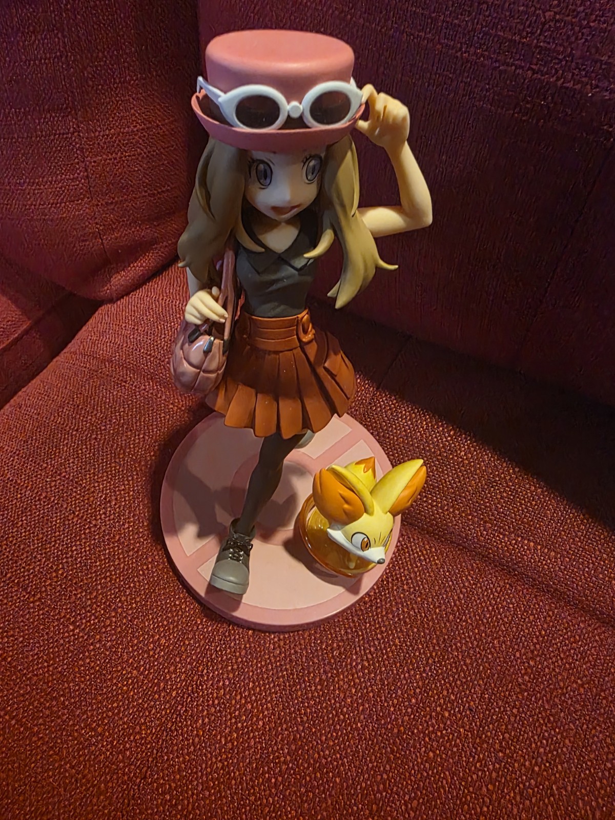 Kotobukiya Pokémon ARTFX J Serena with Fennekin Figure Damaged Box Kotobukiya Pokémon ARTFX J Serena with Fennekin Figure Damaged Box