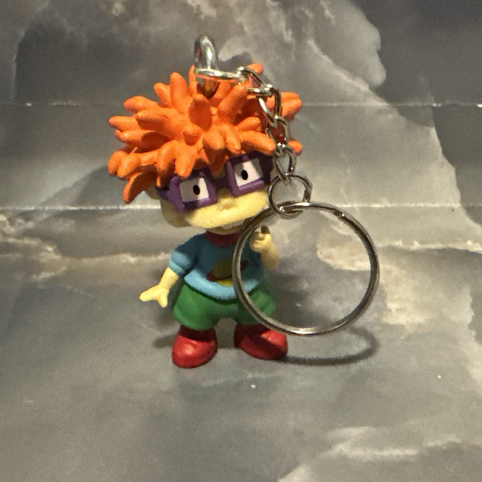 Vintage 1997 Rugrats Chuckie Finster Keychain Nickelodeon Basic Fun Retro Toy Vintage 1997 Rugrats Chuckie Finster Keychain Nickelodeon Basic Fun Retro Toy