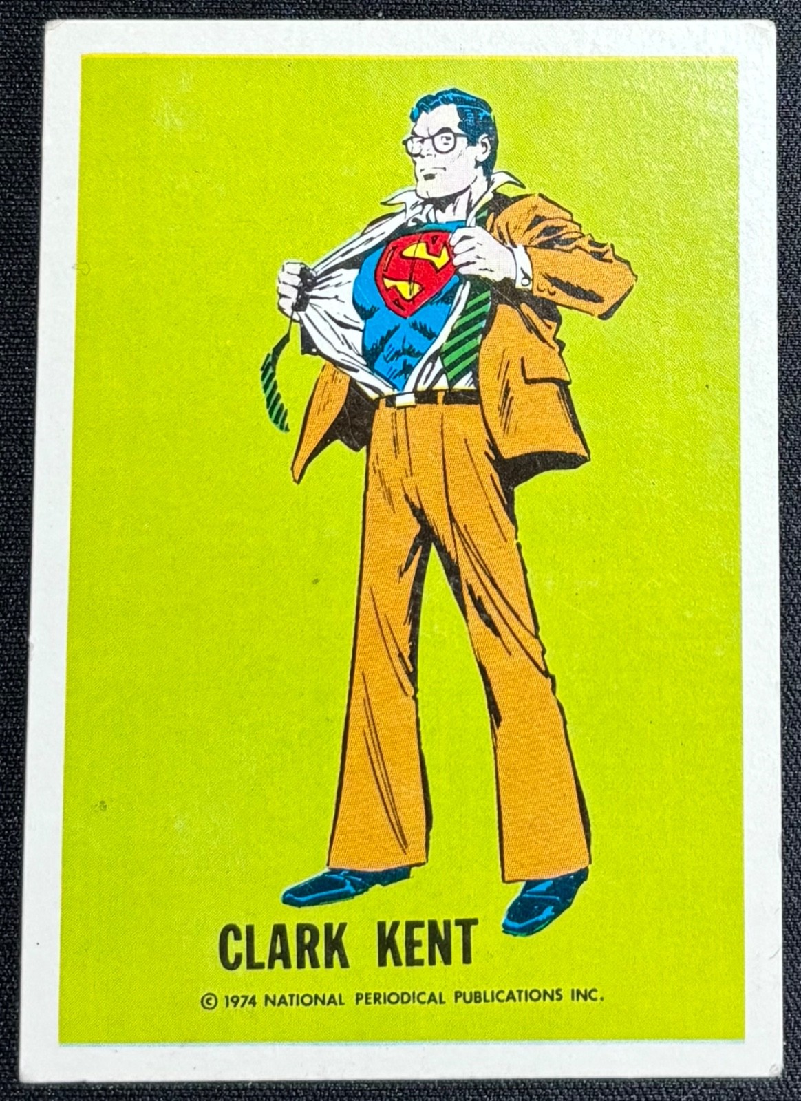 1974 National Periodical Warner Bros Wonder Bread - Clark Kent 1974 National Periodical Warner Bros Wonder Bread - Clark Kent