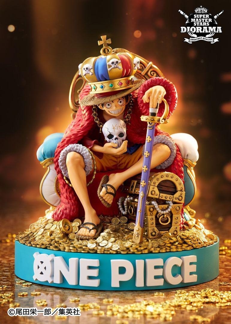 BANDAI SUPER MASTER STARS DIORAMA KING Monkey D. Luffy Figure Height 9.8 inch