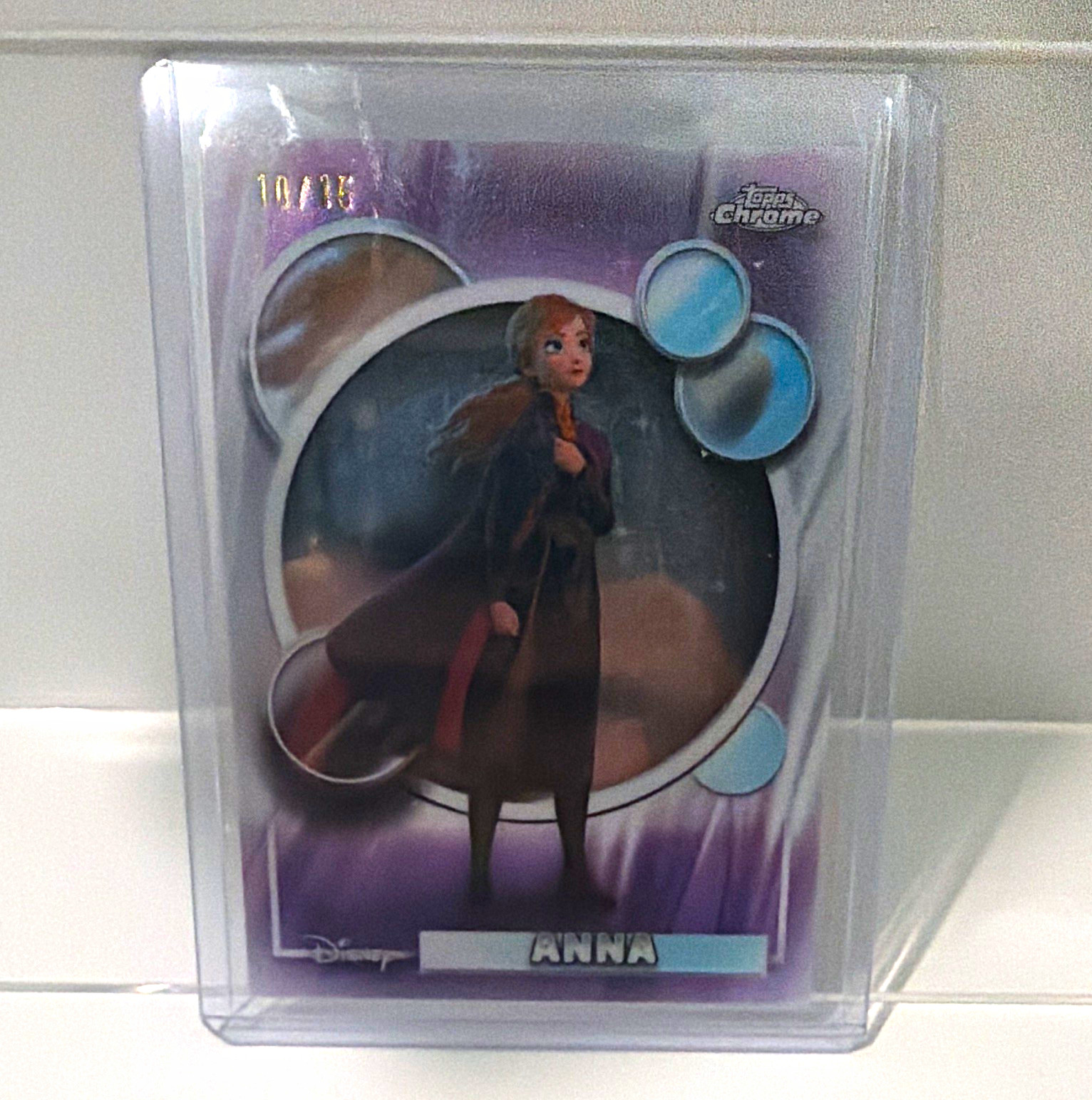 Topps Disney Frozen 2026 Topps Chrome Anna #169 Serial Numbered 10/15 Topps Disney Frozen 2026 Topps Chrome Anna #169 Serial Numbered 10/15