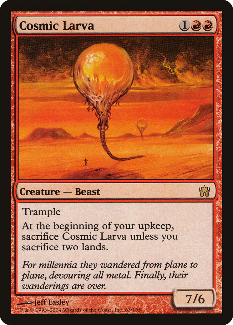 Cosmic Larva [Fifth Dawn] Magic MTG