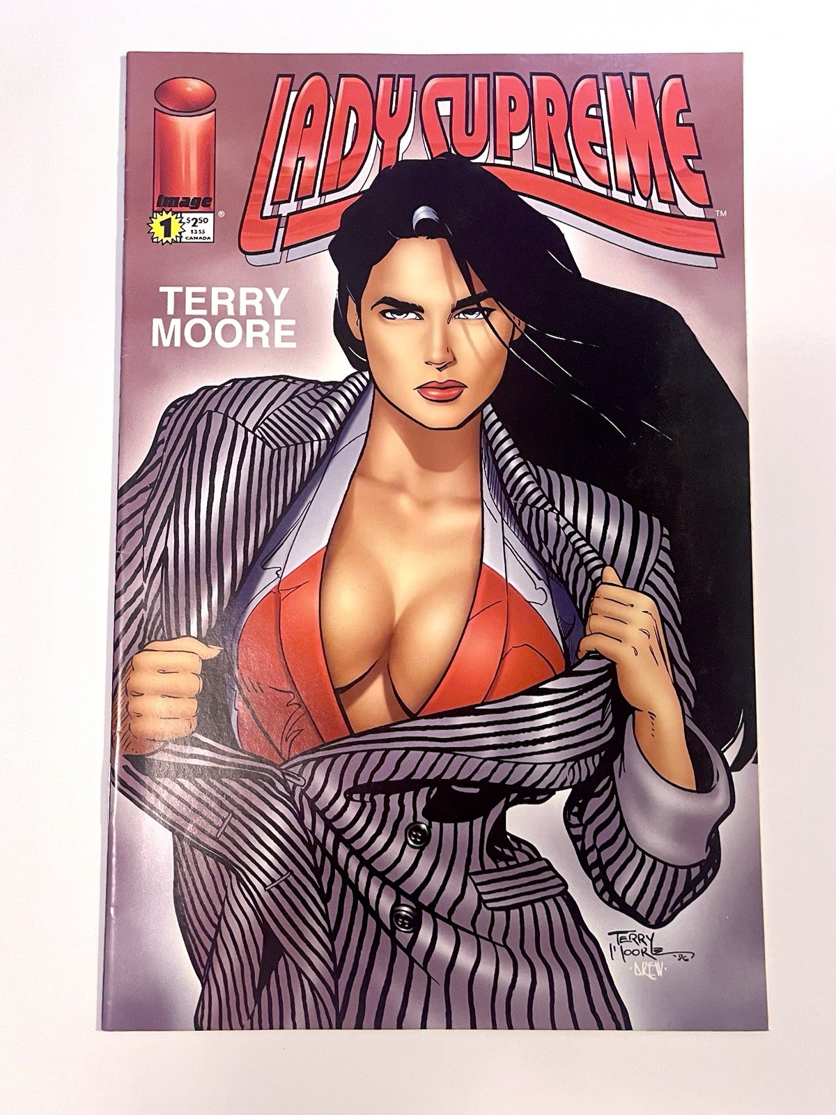 Lady Supreme Number #1 & #2 by Terry Moore May 1996 Image Comics