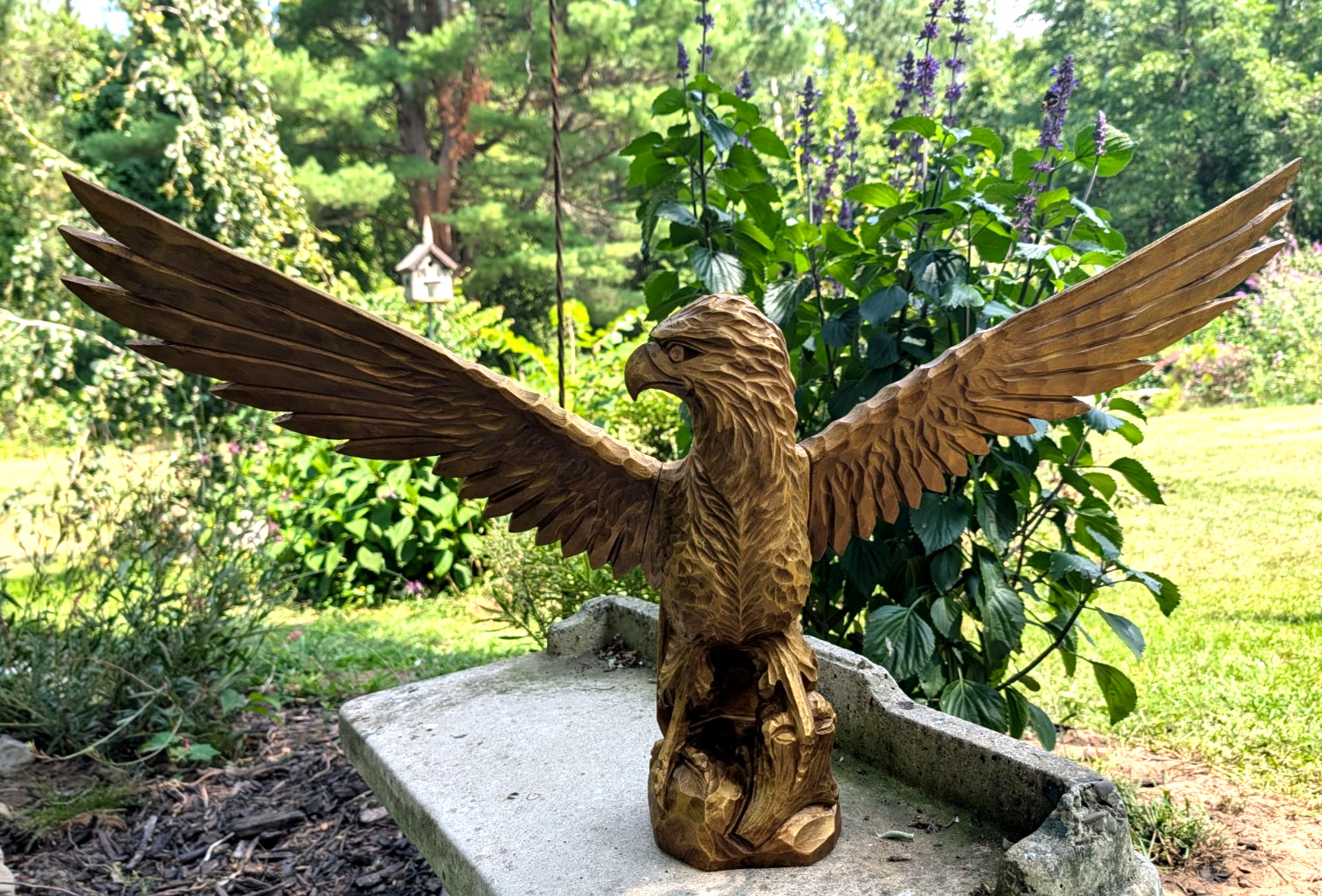 Gorgeous Antique Hand Carved Wood Golt Gilt Eagle Patriotic Beauty Gorgeous Antique Hand Carved Wood Golt Gilt Eagle Patriotic Beauty