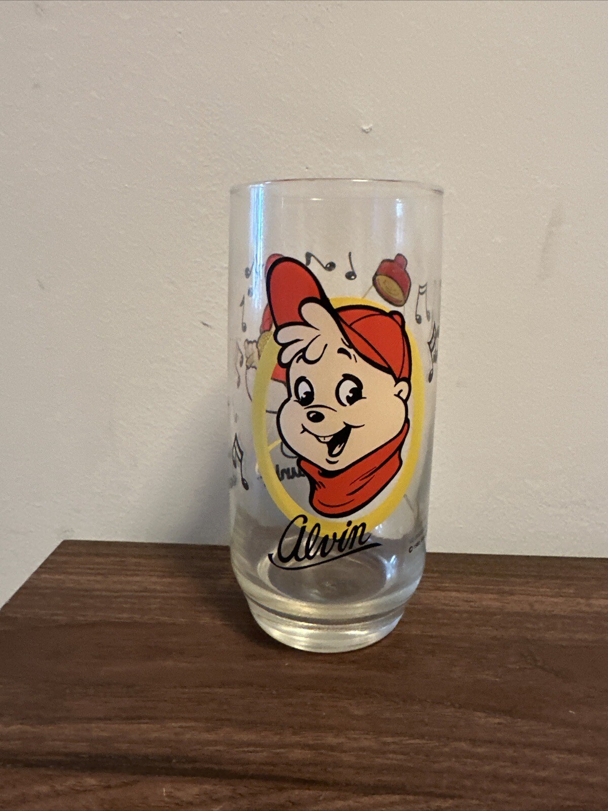 Alvin and the Chipmunks - Alvin Drinking Glass - 1985 Bagdasarian Productions Alvin and the Chipmunks - Alvin Drinking Glass - 1985 Bagdasarian Productions