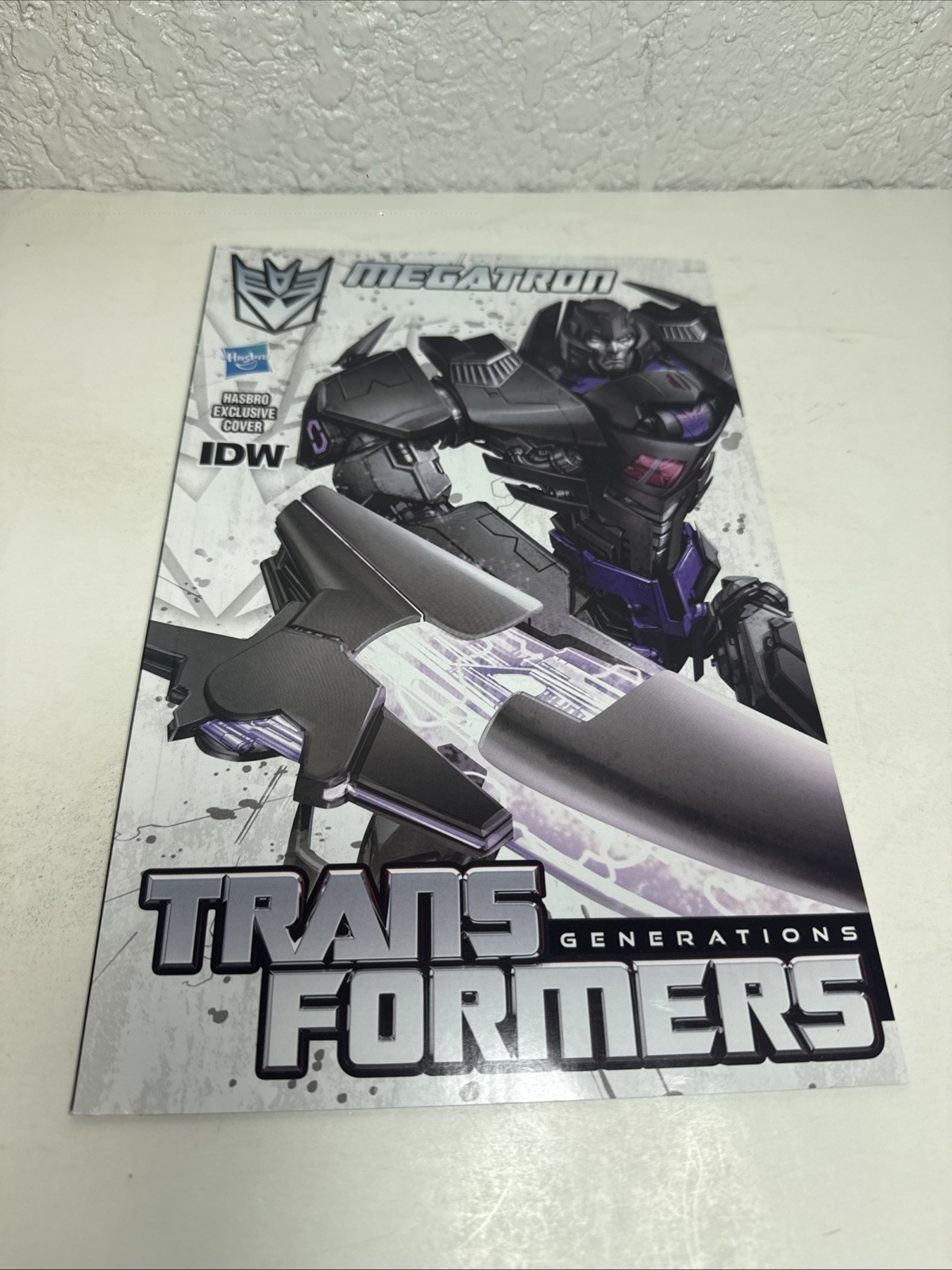 IDW Transformers Generations Comic Book MEGATRON Hasbro Exclusive Cover USED IDW Transformers Generations Comic Book MEGATRON Hasbro Exclusive Cover USED