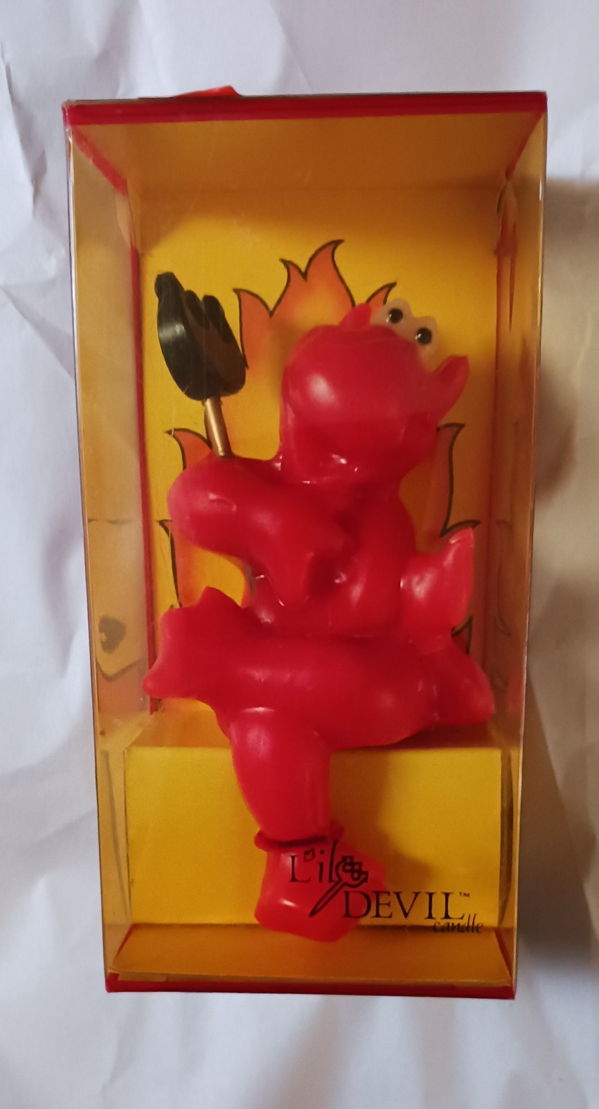 Vtg Northern Lights Candles Lil Devil 7"x4" N I B Halloween Candle Vtg Northern Lights Candles Lil Devil 7"x4" N I B Halloween Candle