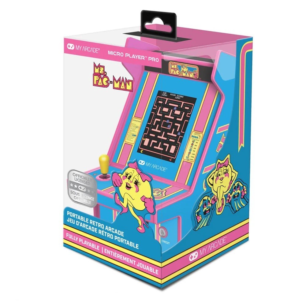 Ms Pac-Man My Arcade Micro Player PRO Mini Arcade Machine DGUNL-7009 Retro Game Ms Pac-Man My Arcade Micro Player PRO Mini Arcade Machine DGUNL-7009 Retro Game