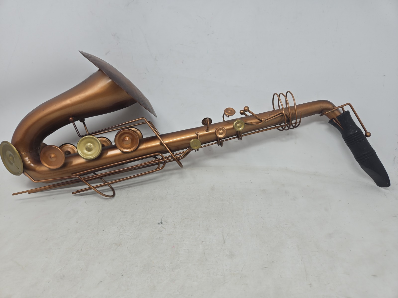 MCM Alto Saxophone Metal Decorative Approximately 22" Sax Welded Decor