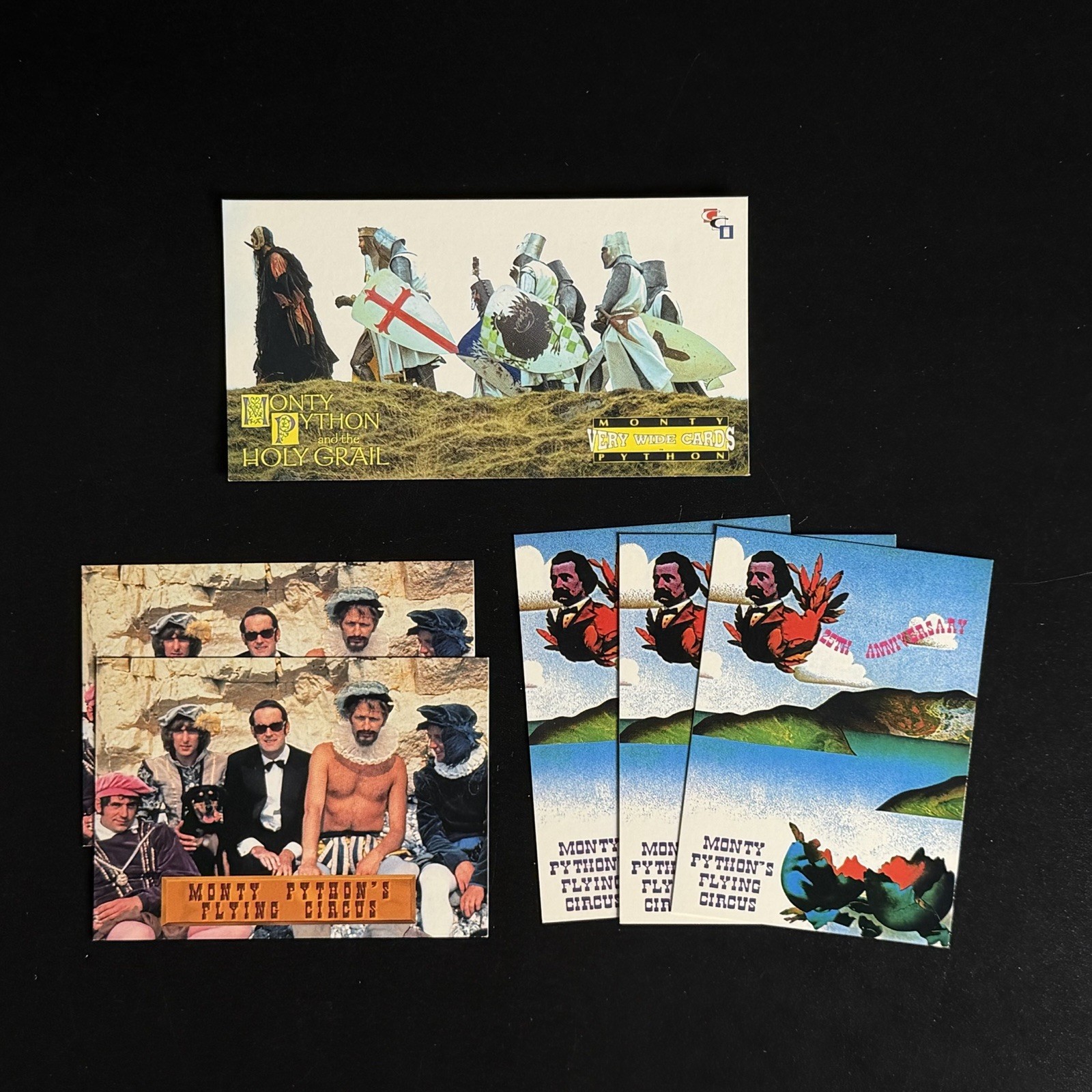 1994 & 1996 Monty Python Promo Card LOT of 6 - Good Condition