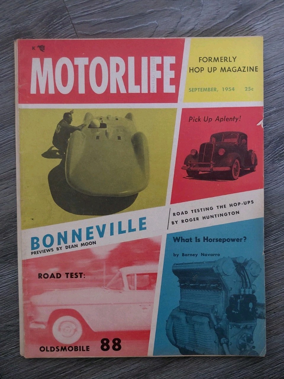 Motor Life Magazine September 1954 Bonneville Motor Life Magazine September 1954 Bonneville