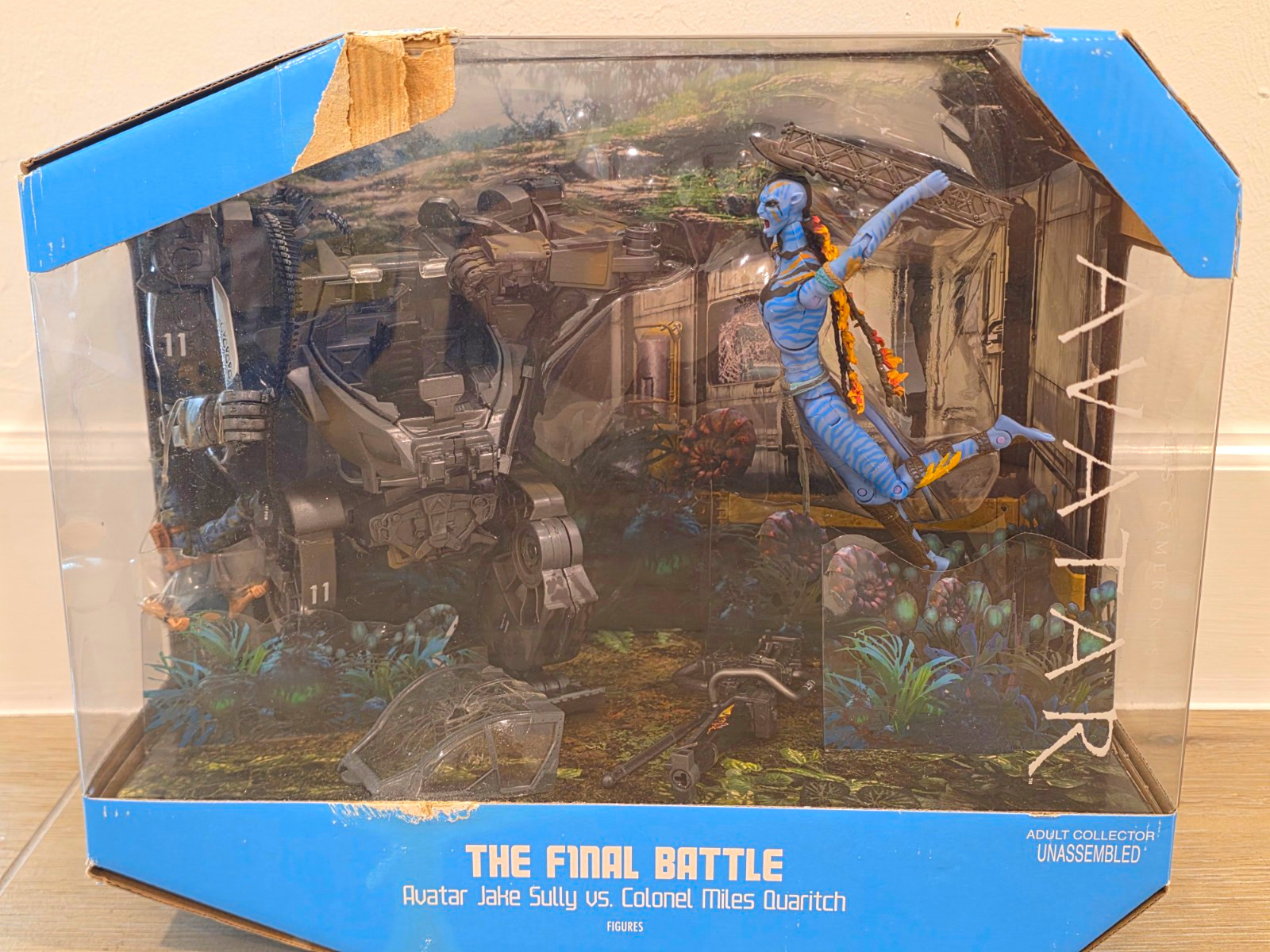 RARE 2009 Avatar Final Battle Figure Set Jake Sully vs Colonel Miles Quaritch