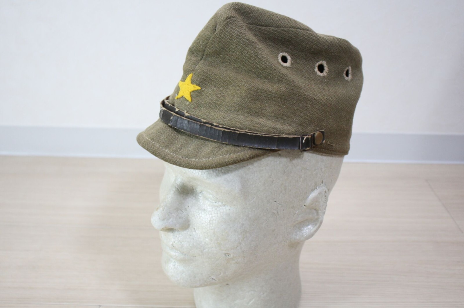WWII Japanese Army NCO Enlisted Field Cap Wool Named Sgt Nakamura Original P60 WWII Japanese Army NCO Enlisted Field Cap Wool Named Sgt Nakamura Original P60
