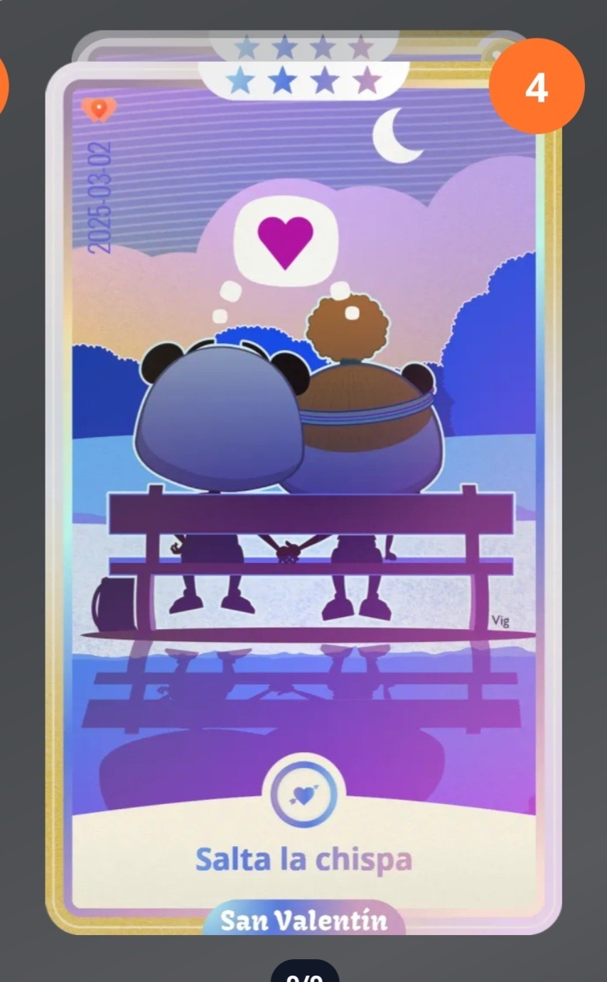 WeWard Valentine's Day card 9/Carte Saint Valentin 9/Carta San Valentino 9