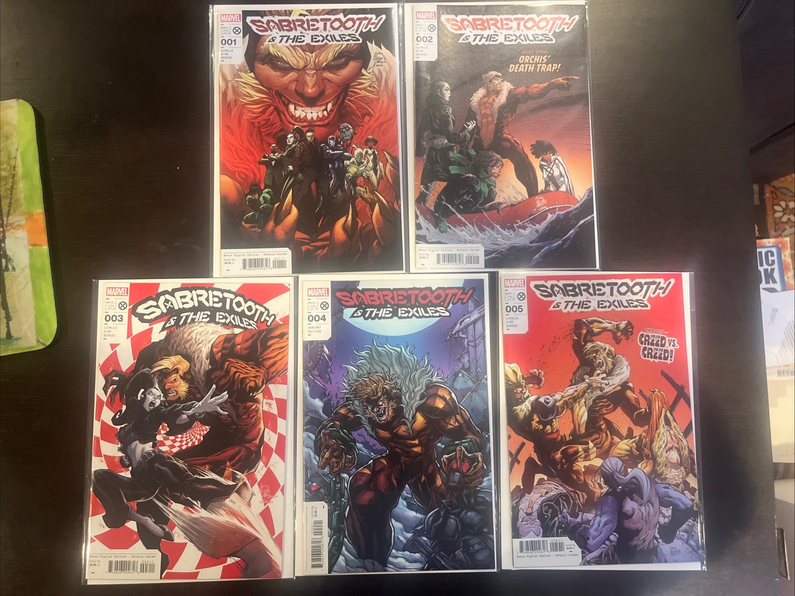 Sabretooth And The Exiles 1-5 Complete Series Marvel Comics NM 2023 Sabretooth And The Exiles 1-5 Complete Series Marvel Comics NM 2023