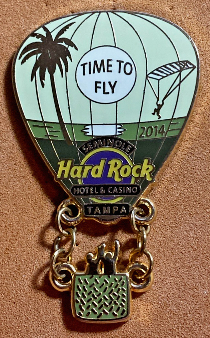 SEMINOLE HARD ROCK CAFE HOTEL & CASINO TIME TO FLY HOT AIR BALLOON LE 300 PIN