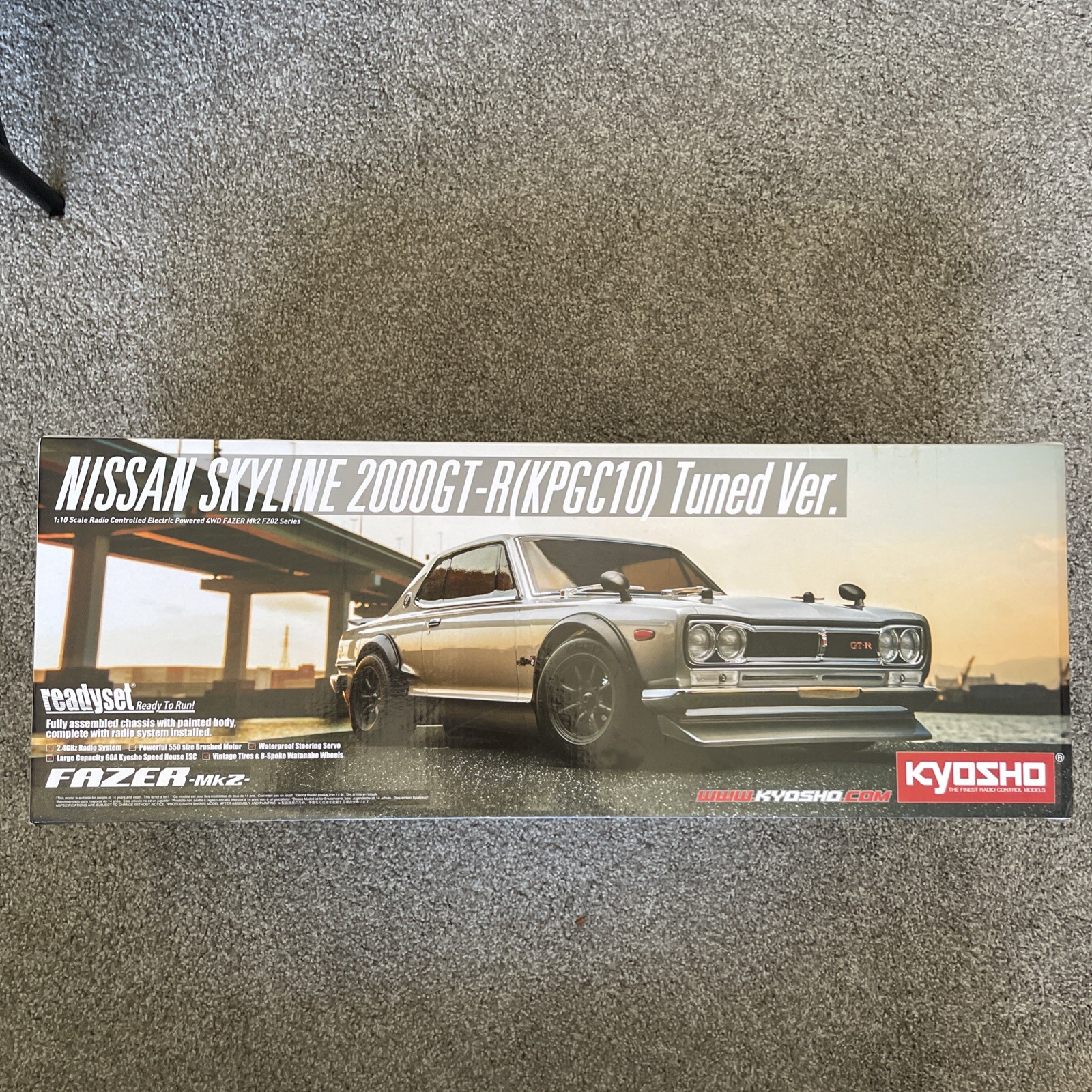 Kyosho Hakosuka RC Car Nissan Skyline 2000GT-R KPGC10 Kyosho Hakosuka RC Car Nissan Skyline 2000GT-R KPGC10
