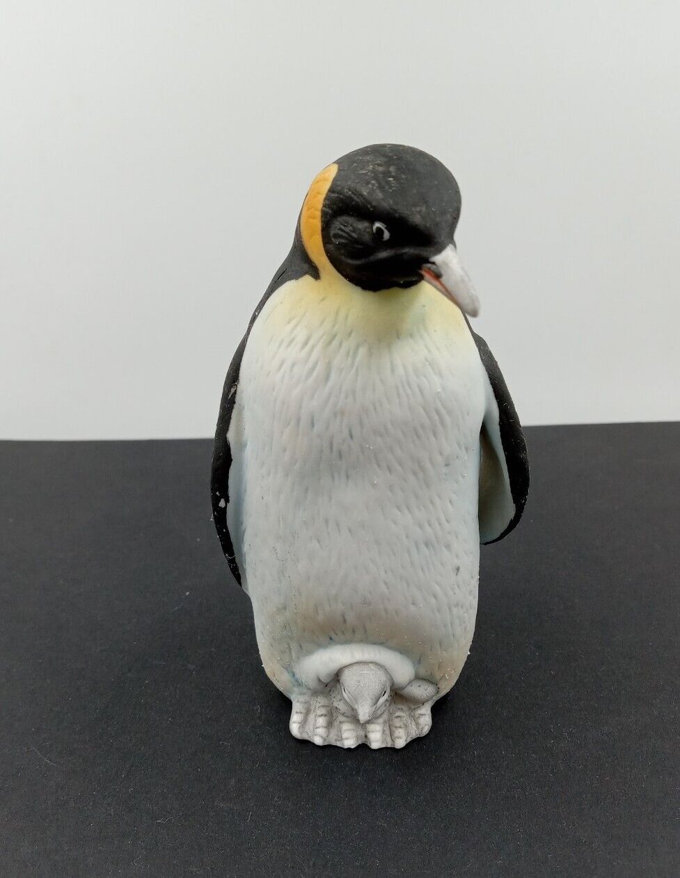 Lefton China  Penquin Figurine  With Baby Hand Painted # 02713 -   3.75\