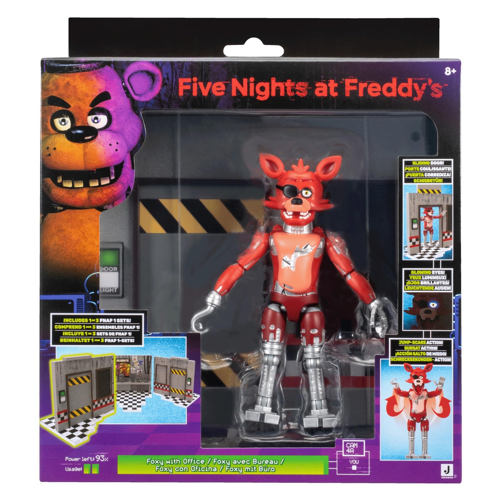 Jazwares Five Nights at Freddy’s Classic Foxy Office Set - 5, Multicolor Jazwares Five Nights at Freddy’s Classic Foxy Office Set - 5, Multicolor