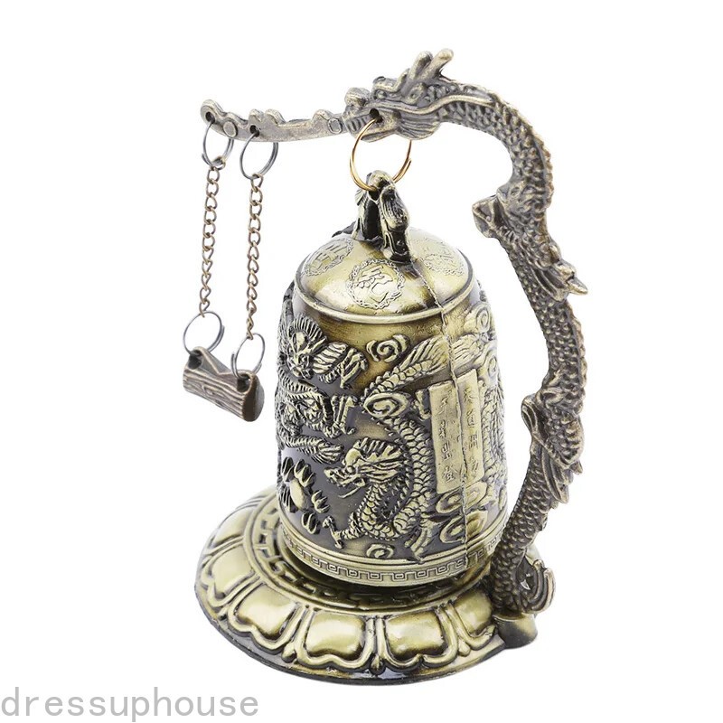 Exquisite Home Decoration Zinc Alloy Vintage Style Bronze Slot Dragon Carved Exquisite Home Decoration Zinc Alloy Vintage Style Bronze Slot Dragon Carved
