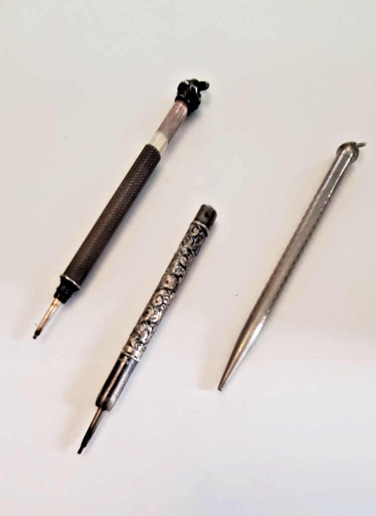 Vintage Sterling Silver Mechanical Pencils - Lot of 3 Vintage Sterling Silver Mechanical Pencils - Lot of 3