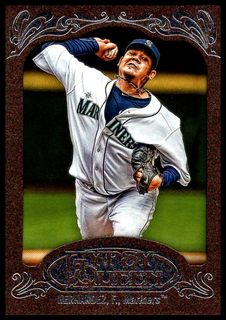 2012 Topps Gypsy Queen Felix Hernandez #200 Seattle Mariners