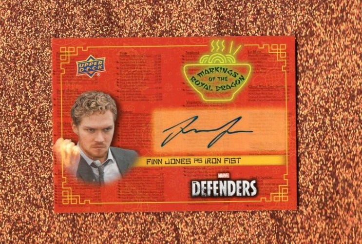 Marvel Defenders Finn Jones as Danny Rand Autograph Card