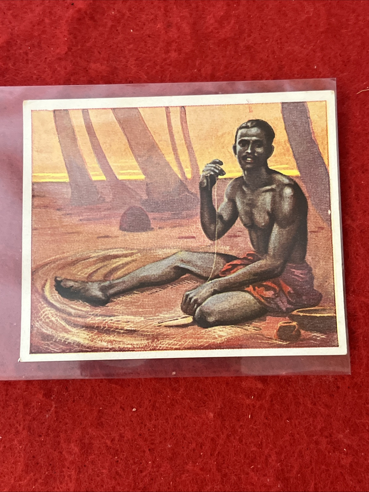 1930s Austria Munchen “Secret Powers” INDIAN FISHERMEN Tobacco Card #99 G-VG 1930s Austria Munchen “Secret Powers” INDIAN FISHERMEN Tobacco Card #99 G-VG